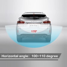 Cdwishbest 12V Tarzı No.3 Boyutu Dikiz Kamerası Geri Vites Oto Park Ters Dikiz Kamera Işık Gece Görüş Araba Arka Görüş Kameraları Su Geçirmez 4 LED Kamera (Yurt Dışından)