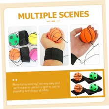 Zljnx 4 Adet Bilek Kabarık Top Çocuklar Için Lastik Toplar Çocuklar Için Poppets Çocuk Basketbol Çocuk Bilek Tasma Kabarık Toplar Çocuklar Için Bilek Egzersizi Oyuncak Futbol Hediyeler (Yurt Dışından)