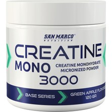 San Marco Nutrition Kreatin %100 Mikronize 120 gr Yeşil Elma Aromalı Ürün Türkiye Menşeli
