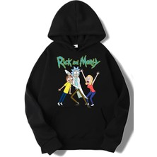 BRZ Collection Unisex Oversize Rick And Morty Hoodie