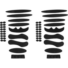 Passing 2 Paket Evrensel Bisiklet Yedek Sünger Ped Seti Kask Yastıkları Kiti Bisiklet Bisiklet Motosiklet Kaskı, Siyah (Yurt Dışından)