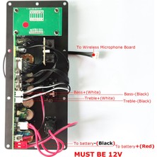 Passing 12V Amplifikatör Kurulu Hoparlör Amplifikatörü Bluetooth Aux Tf Kartı U-Disk Kayıt 6-12 Inç 80W Hoparlör Paneli Kartı (Yurt Dışından)