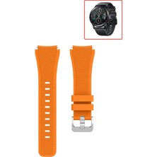 Tagomoon Honor Magic Watch 2 46MM Akıllı Saat Uyumlu Kordon Tırtık Desenli Tokalı Silikon Kayış