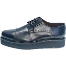 Güvener Yüksek Taban Bağcıklı Siyah Erkek Ayakkabı