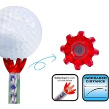 Passing Golf Tee Kırılmaz Plastik Manyetik 80 mm Uzun Toplu Yeniden Kullanılabilir 12 Paket Mavi Kırmızı Esnek Mıknatıs Tee Kaldırma Adımı (Yurt Dışından)