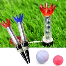 Passing Golf Tee Kırılmaz Plastik Manyetik 80 mm Uzun Toplu Yeniden Kullanılabilir 12 Paket Mavi Kırmızı Esnek Mıknatıs Tee Kaldırma Adımı (Yurt Dışından)