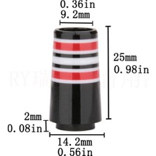 Passing 10 Adet Golf Demir Kauçuk Kol Kırmızı 355 Çaplı Kauçuk Kol Yüksekliği 25MM Demir Amortisör Halkası (Yurt Dışından)