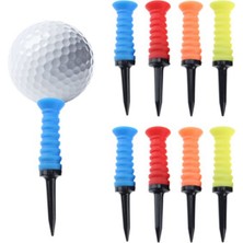 Passing 10 Adet Golf Topu Topu Tırnak Spor Eğitim Yardımları Açık Plastik Golf Eğitim Malzemeleri Topu Damızlık Golf Çivi, Sarı (Yurt Dışından)