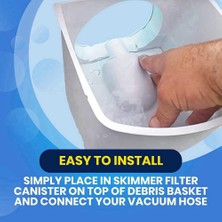 Passing Summer Waves Vakum Plakası Adaptörü Için, Polygroup Skimmer Filtre Pompa Sistemlerine Uygun, 2'li Paket (Yurt Dışından)