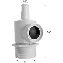 Passing Havuz Temizleyici Parçaları Su Boru Konnektörü Montaj Parçaları VAC-280 Tanktrax Polaris Zodiac 9-100-9001 Havuz Aksesuarları (Yurt Dışından)