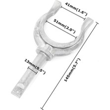Passing 2 Adet Alüminyum Kürek Kilidi Rowlock Premium Deniz Kürek Tekne Bot Su Raft Tekne Kayık Kano Kürek Kilidi Rowlock Yan Montaj (Yurt Dışından)