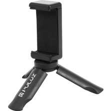 Passing Puluz Mini Taşınabilir Katlanır Plastik Stand Tripod Tripod ve Evrensel Telefon Kelepçe Braketi Akıllı Telefonlar Tutucu Klip Xiaomi, Huawei (Yurt Dışından)