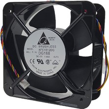 Passing AFC1512DG 3800RPM Delta 15050 Için Soğutma Fanı 12V 1.80A AFC1512DG Hız Ayarı 15CM Büyük Hava Hacmi Egzoz Fanı (Yurt Dışından)