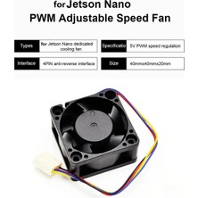 Passing Jetson Nano 2 Gb/4 GB (A02/B01/SUB) 5 V 4pın Anti Ters Bağlantı Pwm Güçlü Hız Düzenleyici Fan Için 4 cm Soğutma Fanı (Yurt Dışından)