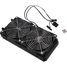 Passing Alüminyum 240MM 10 Boru Su Soğutma Soğutmalı Sıralı Eşanjör Radyatör Cpu Pc Su Soğutma Sistemi Için Fan ile (Yurt Dışından)