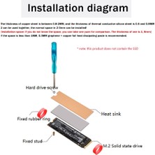 Passing M.2 SSD Katı Hal Sürücü Radyatör Nvme Isı Emici M.2 2280 SSD Isı Emici Dizüstü Katı Hal Sürücü Adanmış (Yurt Dışından)