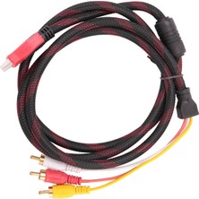 Passing Abd 5ft HDMI - 3-Rca Video Ses Av Komponent Dönüştürücü Adaptör Kablosu Hdtv Için (Yurt Dışından)