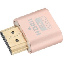 Passing 1 Adet HDMI Uyumlu Sanal Ekran 4K Edıd Kukla Fiş Ekranı Hile Kukla Emülatör Kilit Ekranı Hazine Pembe (Yurt Dışından)