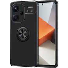 Microcase Xiaomi Redmi Note 13 Pro Plus Global Focus Serisi Yüzük Standlı Silikon Kılıf