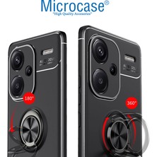 Microcase Xiaomi Redmi Note 13 Pro Plus Global Focus Serisi Yüzük Standlı Silikon Kılıf