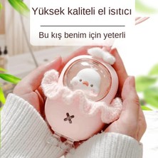 Alice Küçük Sarı Ördek El Isıtıcı Mini Cep El Isıtıcı USB Şarj Edilebilir Elektrikli Isıtıcı (Yurt Dışından)