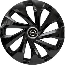 Kef Opel Astra 15 Inç Uyumlu Jant Kapağı 4'lü Takım Siyah 9015