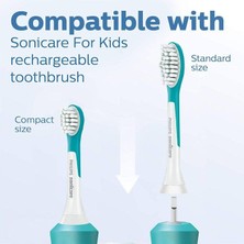 Philips Sonicare Kids 7+ Yedek Diş Fırçası Başlıkları Için, HX6034/94,4'LÜ Set (Yurt Dışından)