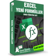 Sanal Öğretim Excel Yeni Formüller İleri Seviye Video Ders Eğitim Seti