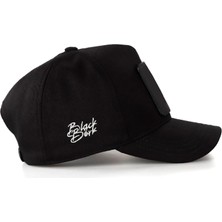 BlackBörk V1 Baseball Balık - 1 Kod Logolu Unisex Siyah Şapka (Cap)