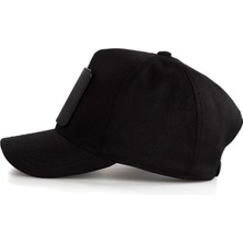 BlackBörk V1 Baseball Balık - 1 Kod Logolu Unisex Siyah Şapka (Cap)