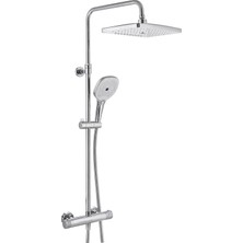 Pesen Miesta Termostatik Duş Seti 2 Yollu - Krom