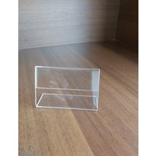 Pleksi Marketi 6X4CM Pleksi Fiyatlık ve Tanıtım Etiketliği ( 10 Adet )