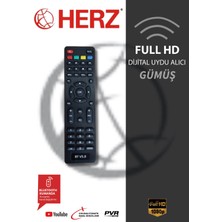 Herz Full HD Dijital Uydu Alıcısı (Gümüş)