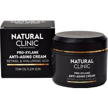 Natural Clinic Pro-Xylane Yaşlanma Karşıtı A Vitamin + Retinol + Hyaluronic Acid 125 Ml Krem