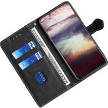 Seashell Digital Samsung Galaxy A04E Için 4G/F04 4G/M04 4g Güz Koruması Deri Dokunuşlu Telefon Standı Pu Kılıfı Pu Deri Manyetik Kıçır Hip Nakara Şapka Tasarım Cüzdan Folio Flip Cover-Black (Yurt Dışından)