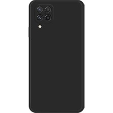 Seashell Digital Samsung Galaxy A22 4g (Ab Versiyonu) Için Cep Telefonu Arka Kapağı, Mikrofiber Astar-Siyah ile Düz Kenar Ka Esnek Tpu Telefon Kasası (Yurt Dışından)