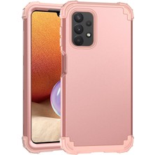 Seashell Digital Samsung Galaxy A53 5g 3'ü 1 Arada Damla Geçirmez Silikon+Pc Kılıfı Anti-Çizelge Kalınlaştırılmış Köşe Telefon Kapak Golü Altın (Yurt Dışından)