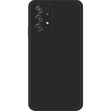 Seashell Digital Samsung Galaxy A52 4G/5G/A52S 5g Şok Geçirmez Akıllı Telefon Kasası, Kalaştırılmış Tpu+Mikrofiber Astar Düz Kenar Telefon Arka Kapak Black (Yurt Dışından)