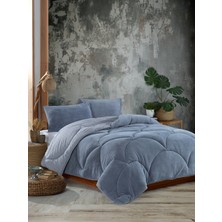Nanosoft King Size Gri Welsoft Yorgan 230x260
