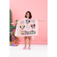 Özdilek Minnie Mouse Bowl Disney Lisanslı Kadife Çocuk Panço 4/9 Yaş