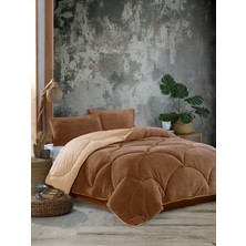 Nanosoft King Size Kahverengi Wellsoft Yorgan 230x260