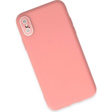 Newface Iphone x Kılıf Lansman Glass Kapak - Pembe