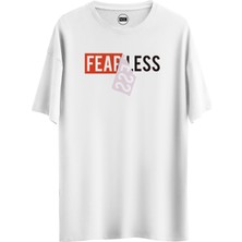 Noicasuale Fearless  Tasarım Dijital Baskılı Regular Relax T-Shirt