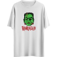 Noicasuale Frankestein  Tasarım Dijital Baskılı Regular Relax T-Shirt