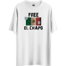 Noicasuale Free El Chapo  Tasarım Dijital Baskılı Regular Relax T-Shirt