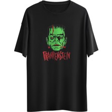 Noicasuale Frankestein  Tasarım Dijital Baskılı Regular Relax T-Shirt