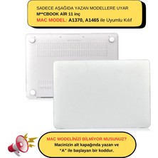 McStorey Macbook Kılıf MacBook Air Kılıf 11inç A1370 A1465 ile Uyumlu Mat