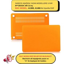 McStorey MacBook Air Kılıfı Macbook Air 13inç Mat (Eski USB'li Model 2010-2017) A1369 A1466 ile Uyumlu