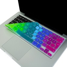 McStorey Macbook Klavye (Türkçe Q) Air Pro Koruyucu (Eski USB'li Model 2008-2017) A1466 A1502 Uyumlu Dazzle