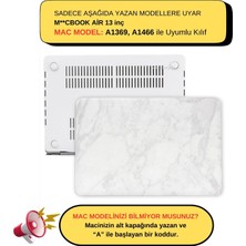 McStorey Macbook Air Kılıf 13 inç Mermer (Eski USB'li Model 2010-2017) A1369 A1466 ile Uyumlu